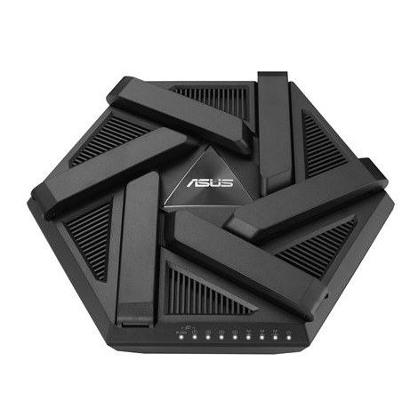 Asus | Wifi 6 802.11ax Tri-band Gigabit Gaming Router | RT-AXE7800 | 802.11ax | 574+4804+2402 Mbit/s | 10/100/1000 Mbit/s | Ethe - 3